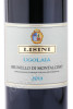 этикетка вино lisini brunello di montalcino ugolaia 2013г 0.75л