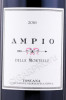 этикетка вино ampio delle mortelle toscana igt 2016 0.75л