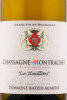этикетка вино chassagne montrachet les houilleres 2014г 0.75л