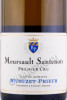 этикетка французское вино domaine bitouzet-prieur meursault 1-er cru santenots 0.75л