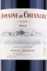 этикетка вино domaine de chevalier grand cru pessac leognan 2014 0.75л