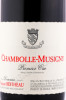 этикетка вино domaine francois bertheau chambolle musigny premier cru 2018г 0.75л