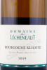 этикетка вино domaine lecheneaut bourgogne aligote 0.75л