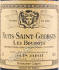 этикетка вино louis jadot nuits saint georges 1 er cru aoc les boudots 2012 0.75л
