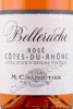 этикетка вино m chapoutier belleruche cotes du rhone 0.75л