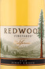 этикетка американское вино redwood vineyards pinot grigio 0.75л