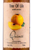 этикетка вино tree of life quince 0.75л