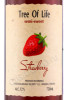 этикетка вино tree of life strawberry 0.75л