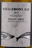 этикетка новозеландское вино whalebone bay pinot gris 0.75л