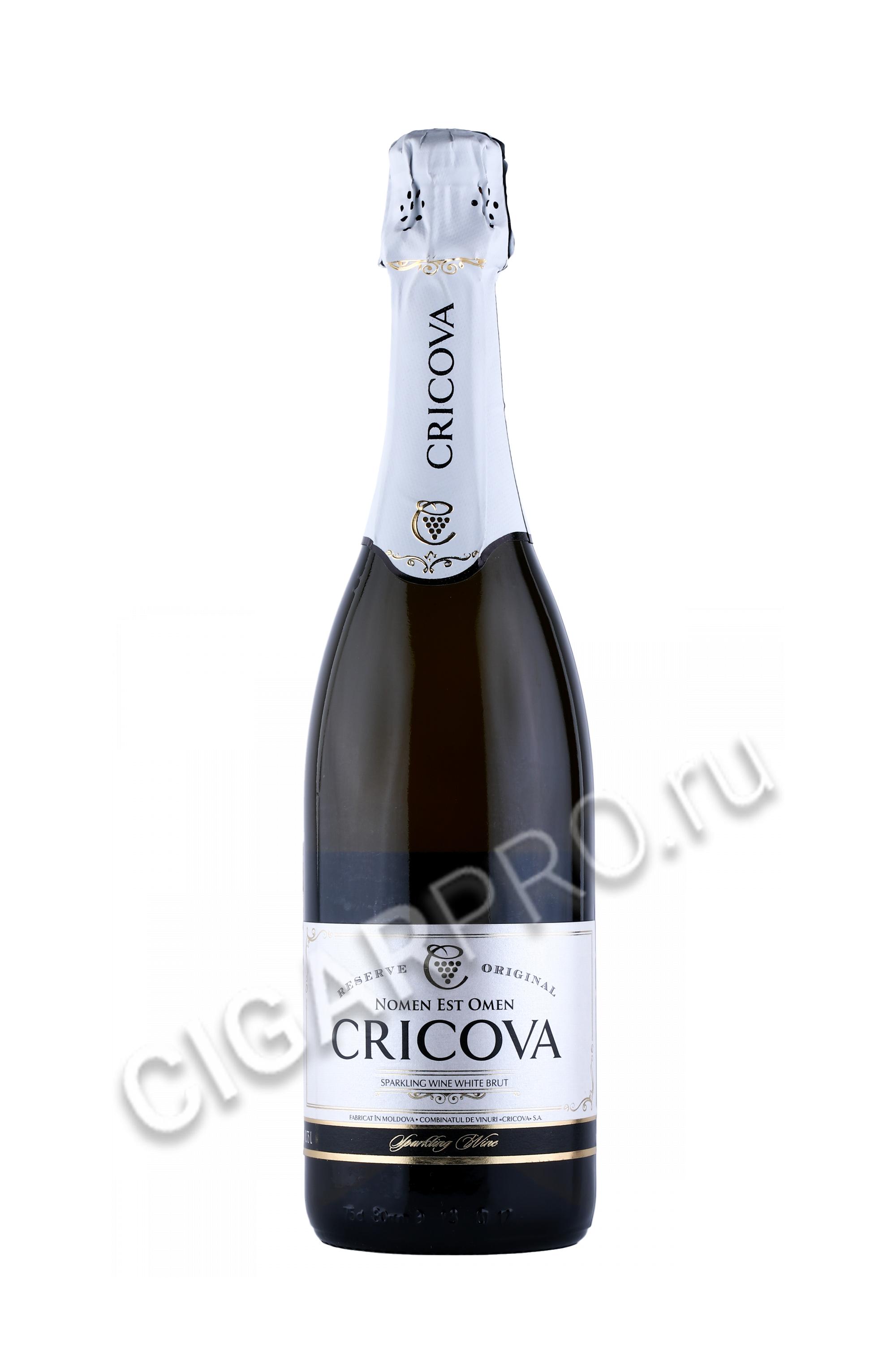 Cricova White Brut Молдавское Игристое вино Крикова белое брют | Cigar Pro