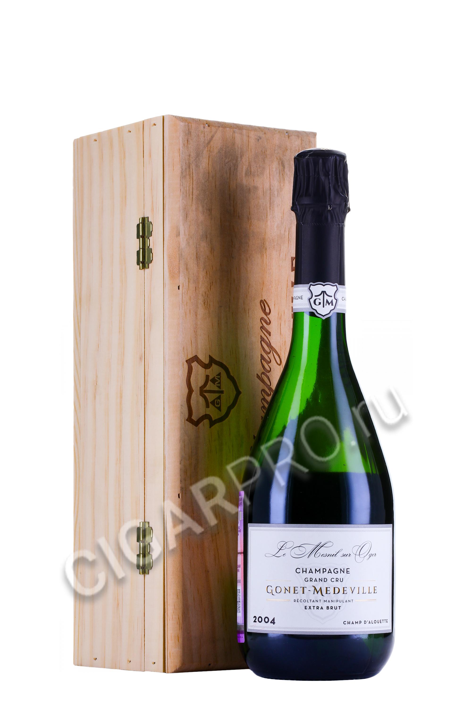 gonet medeville grand cru champ dalouette mesnil sur oger купить шампанское гонэ медевиль гран крю шам далуэтт мениль сюр оже 0.75л цена