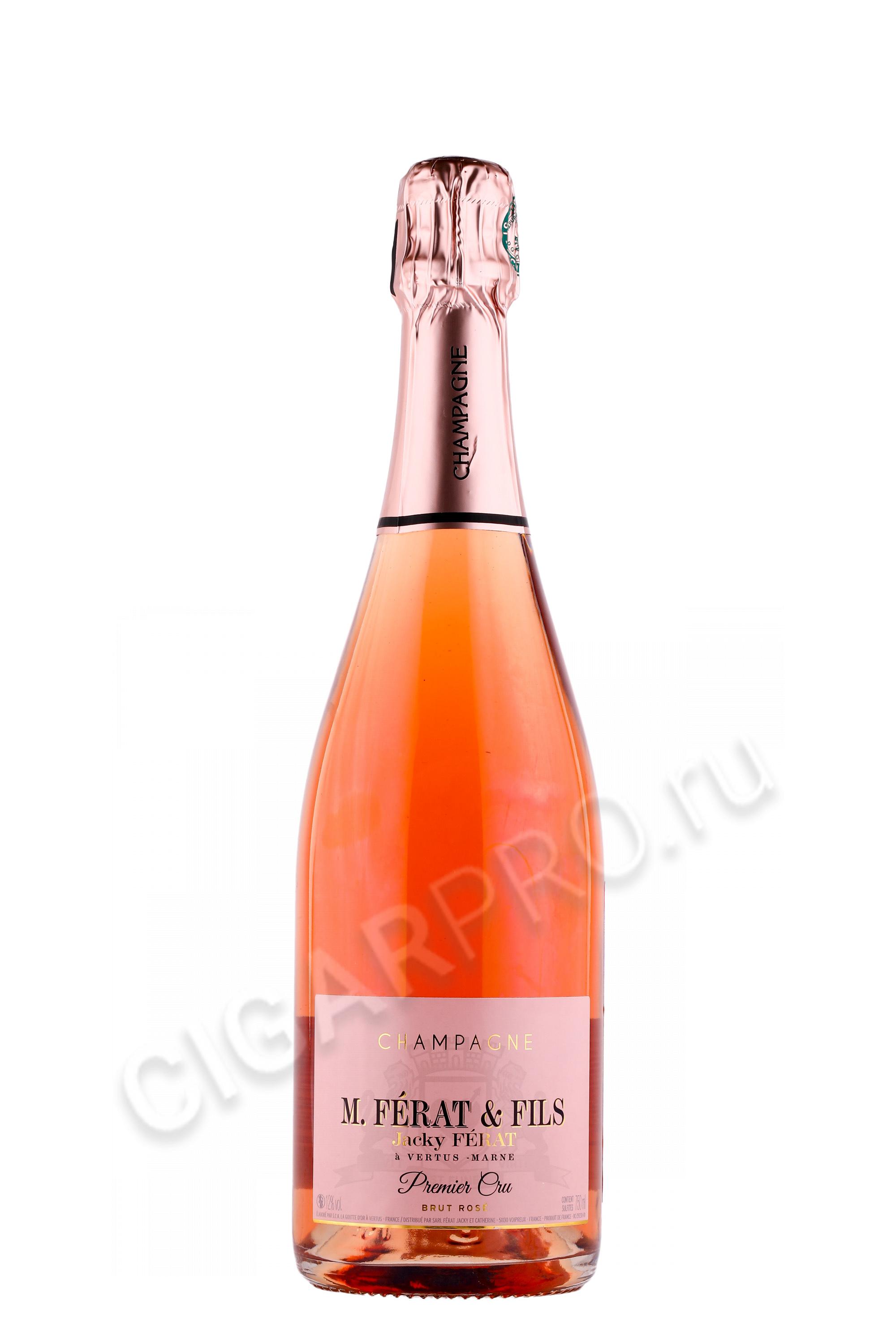 M Ferat Fils Jacky Ferat Champagne Brut Rose Premier Cru Шампанское М Фера э Фис Жаки Фера Шампань Брют Розе Премьер Крю 0.75л