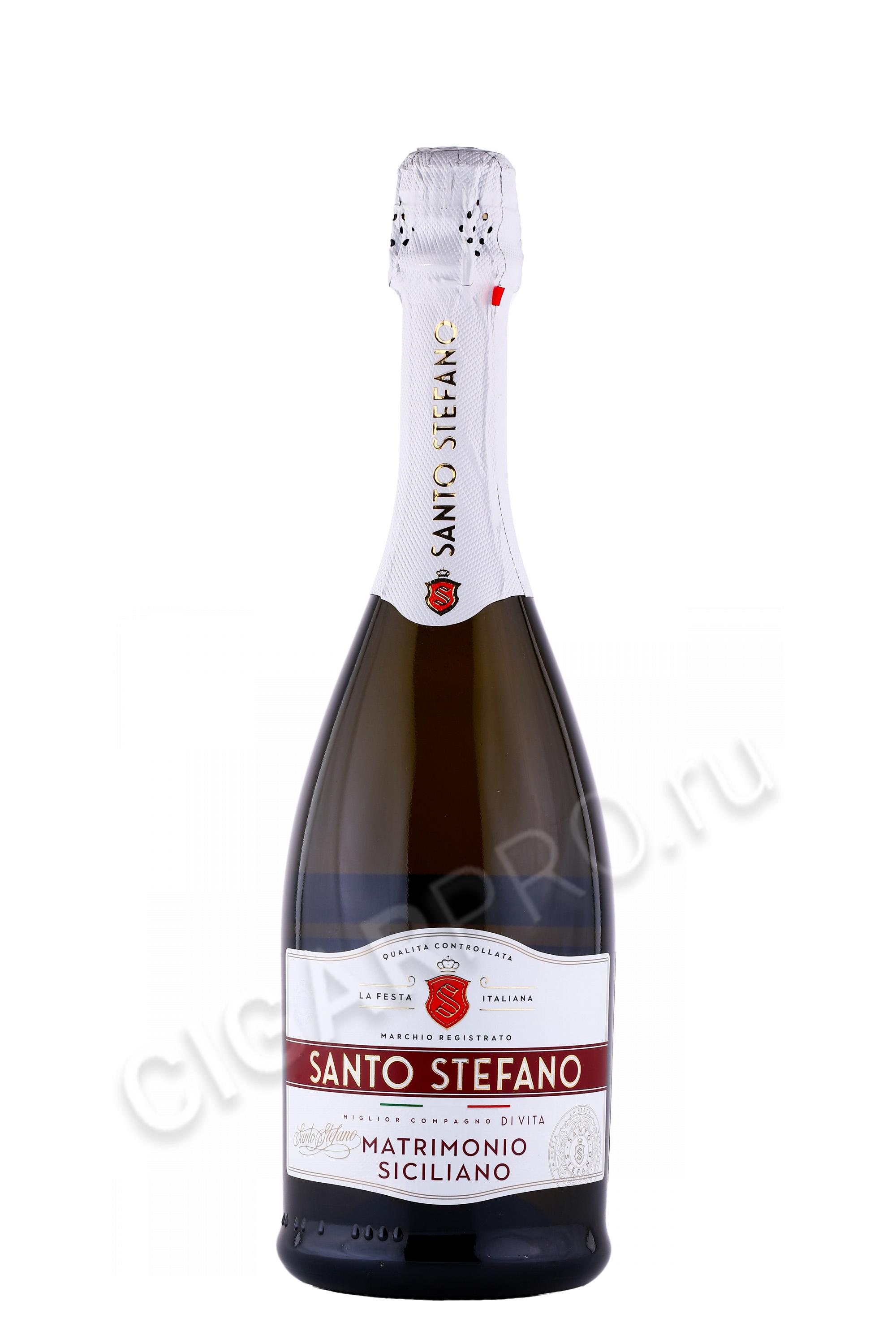 Сицилийское шампанское. Санто Стефано белое игристое. Санто Стефано шампанское белое. Санто Стефано 0.75 л.