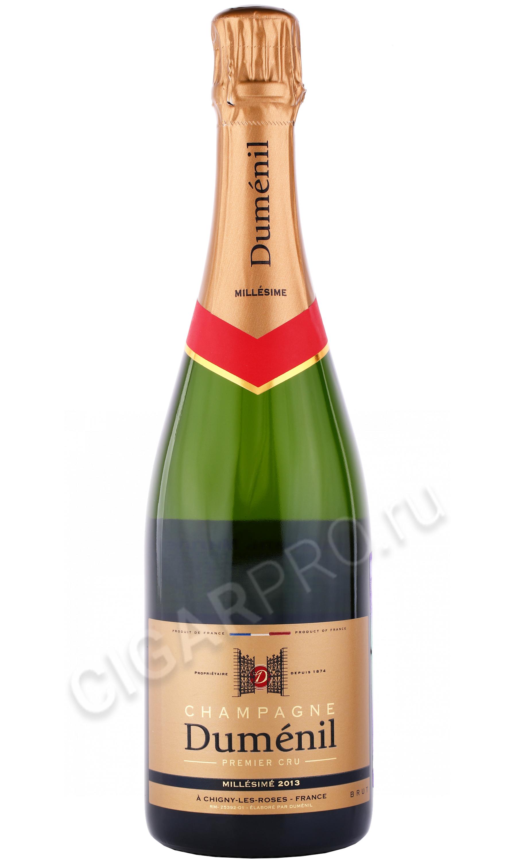 Dumenil Millesime Premier Cru Brut Champagne AOC Шампанское Шампань Дюмениль Миллезим 0.75л