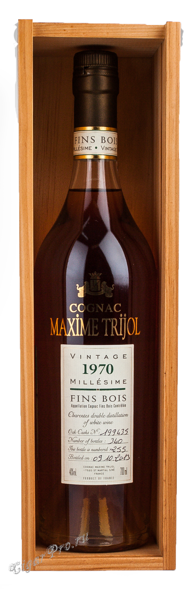 коньяк 1970 года maxime trijol fins bois коньяк 1970 года максим трижоль фин буа