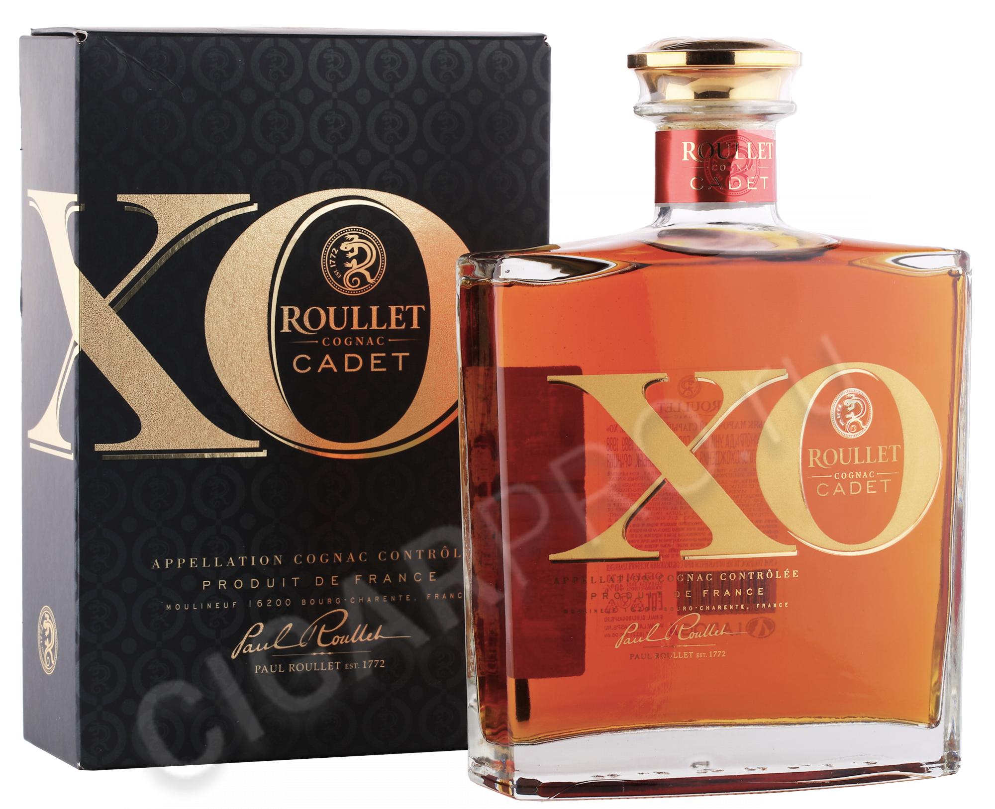 Roullet cognac цена. Коньяк "Roullet" Cadet XO. Коньяк Roullet XO Cadet, 0.7 л. Коньяк Рулле каде. Коньяк XO 0,7 Paul Roullet.