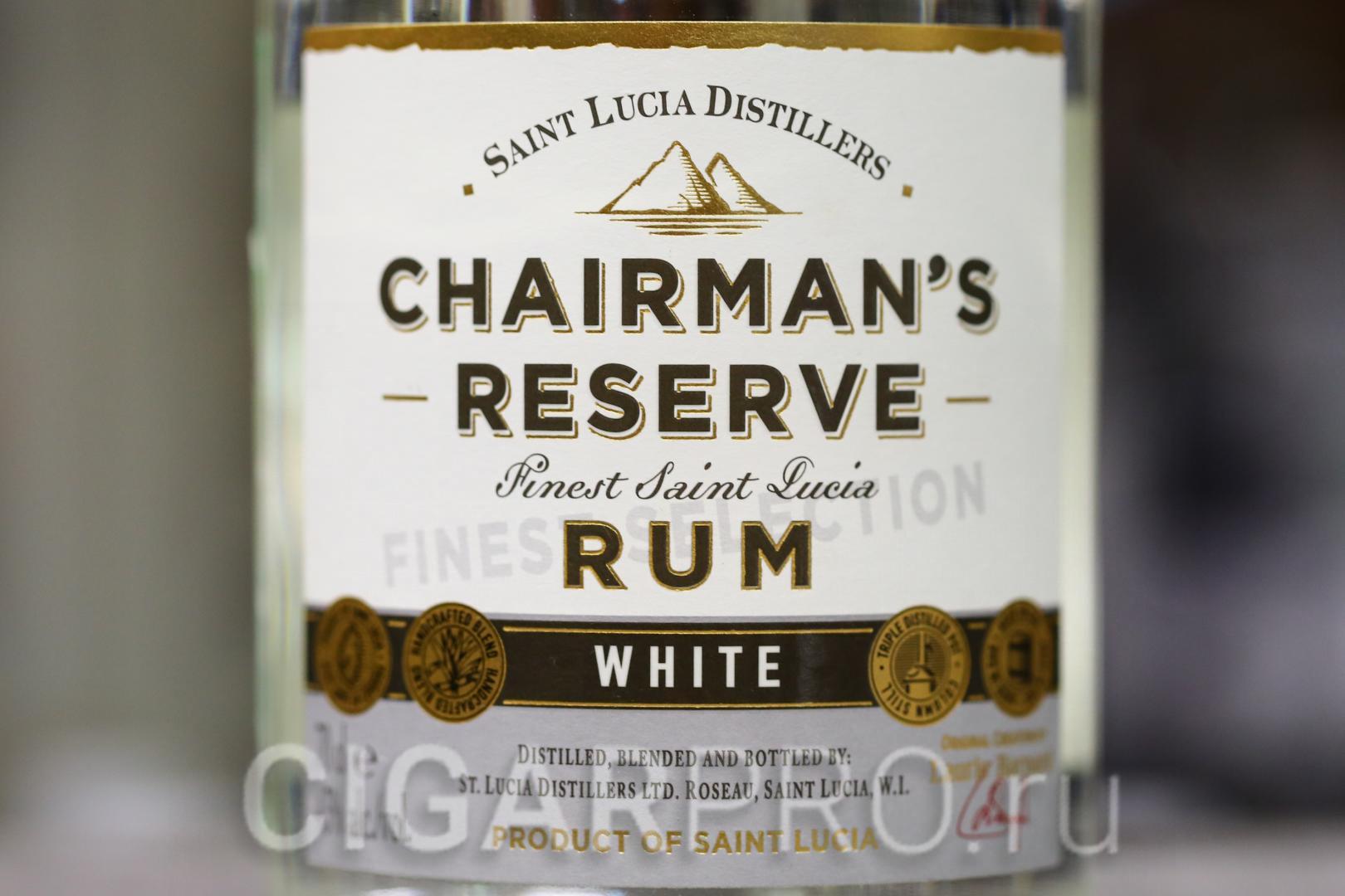 описание Chairmans Reserve White Labe описание Рома Шерманс Резерв Уайт Лейбл