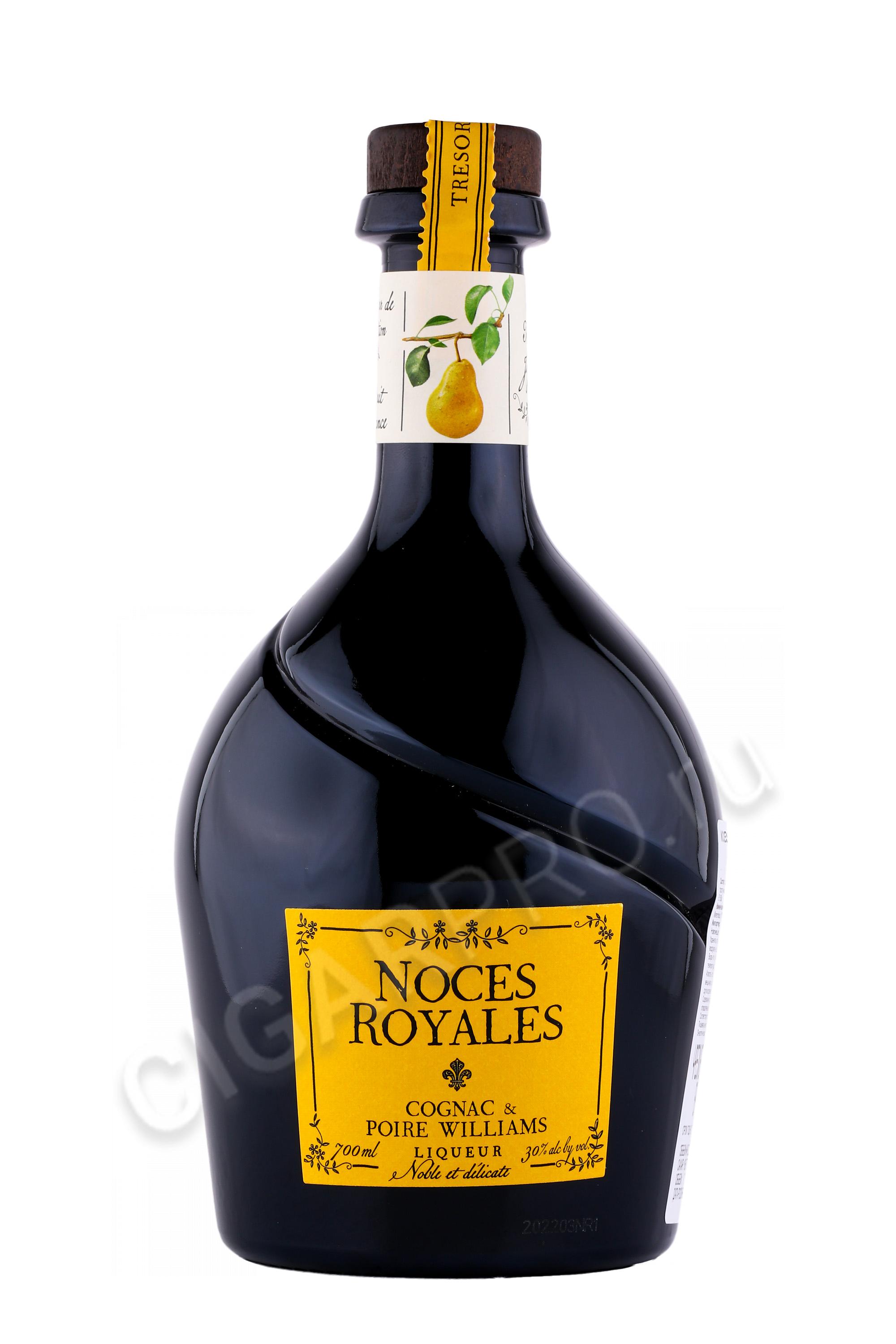 Ликер Noces Royales Cognac Poire Williams Liqueur, - купить ликер Нос Рояль  Коньяк и Груша Вильямс 0.7 л цена