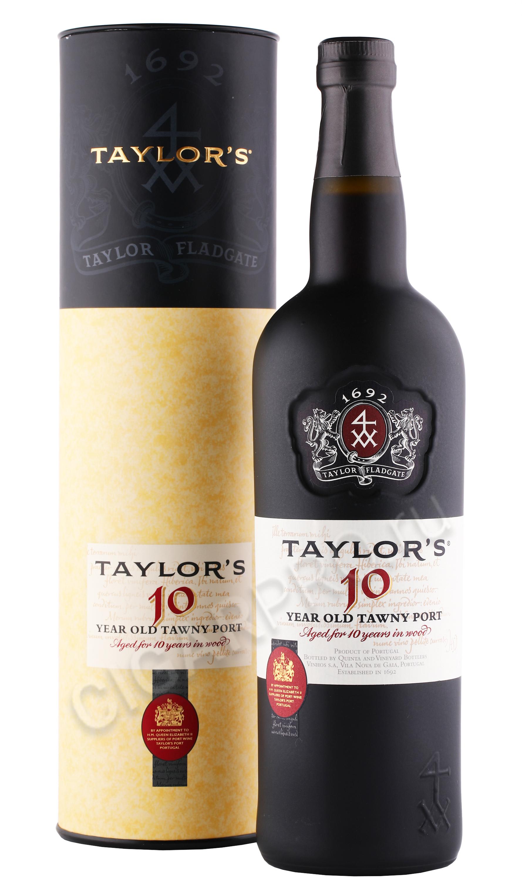 Taylors 10 year old Tawny Port Портвейн Тейлорс Тони Порт 10 лет 0.75л