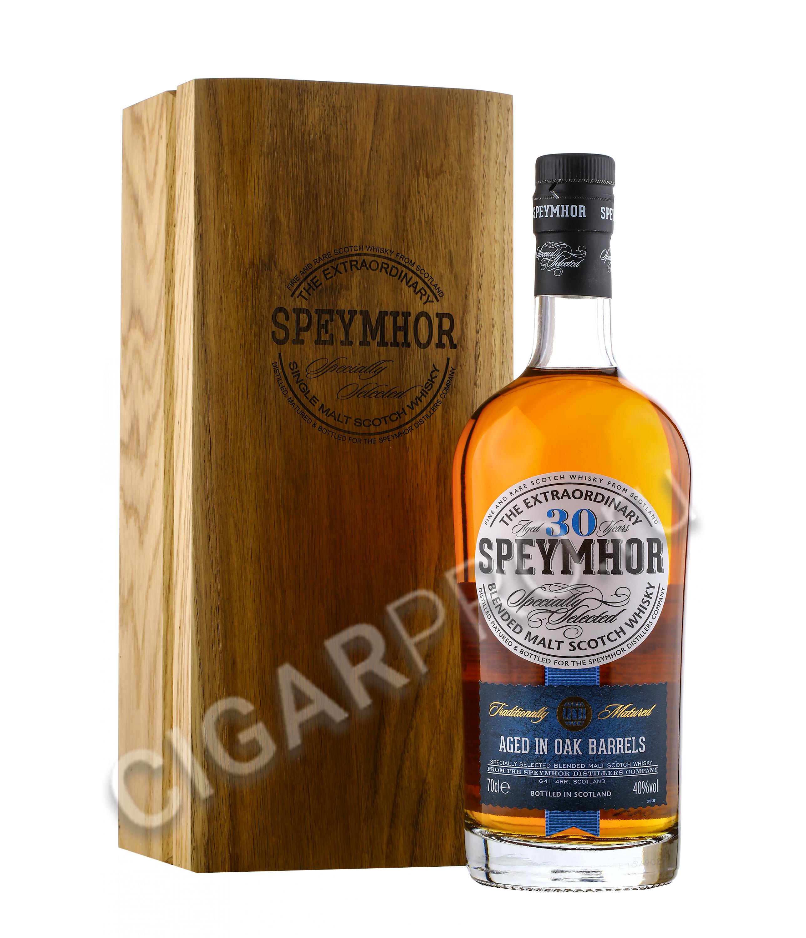 Speymhor single malt scotch whisky