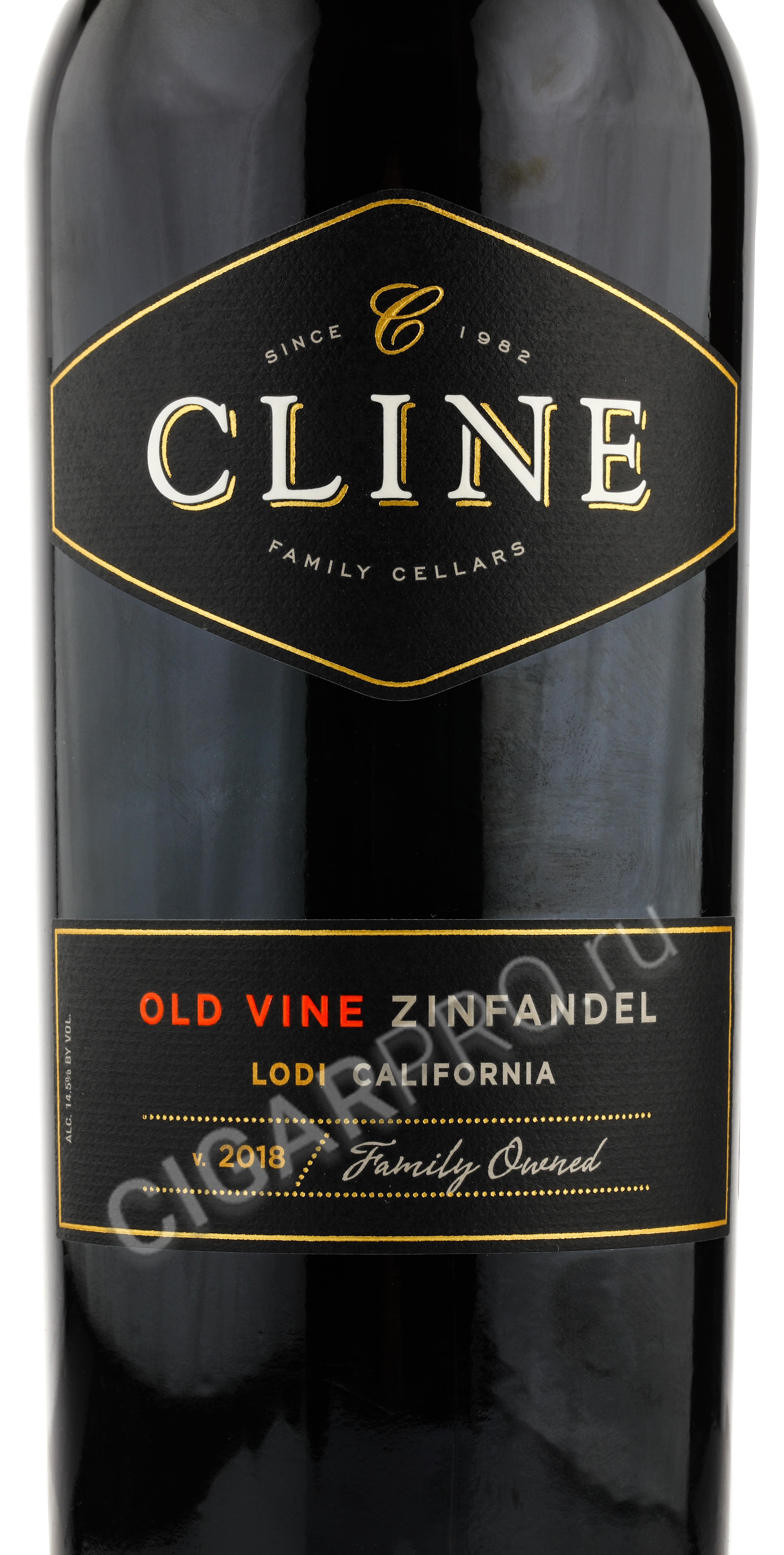 Cline Old Vine Zinfandel Lodi купить Вино Клайн Олд Вайн Зинфандель