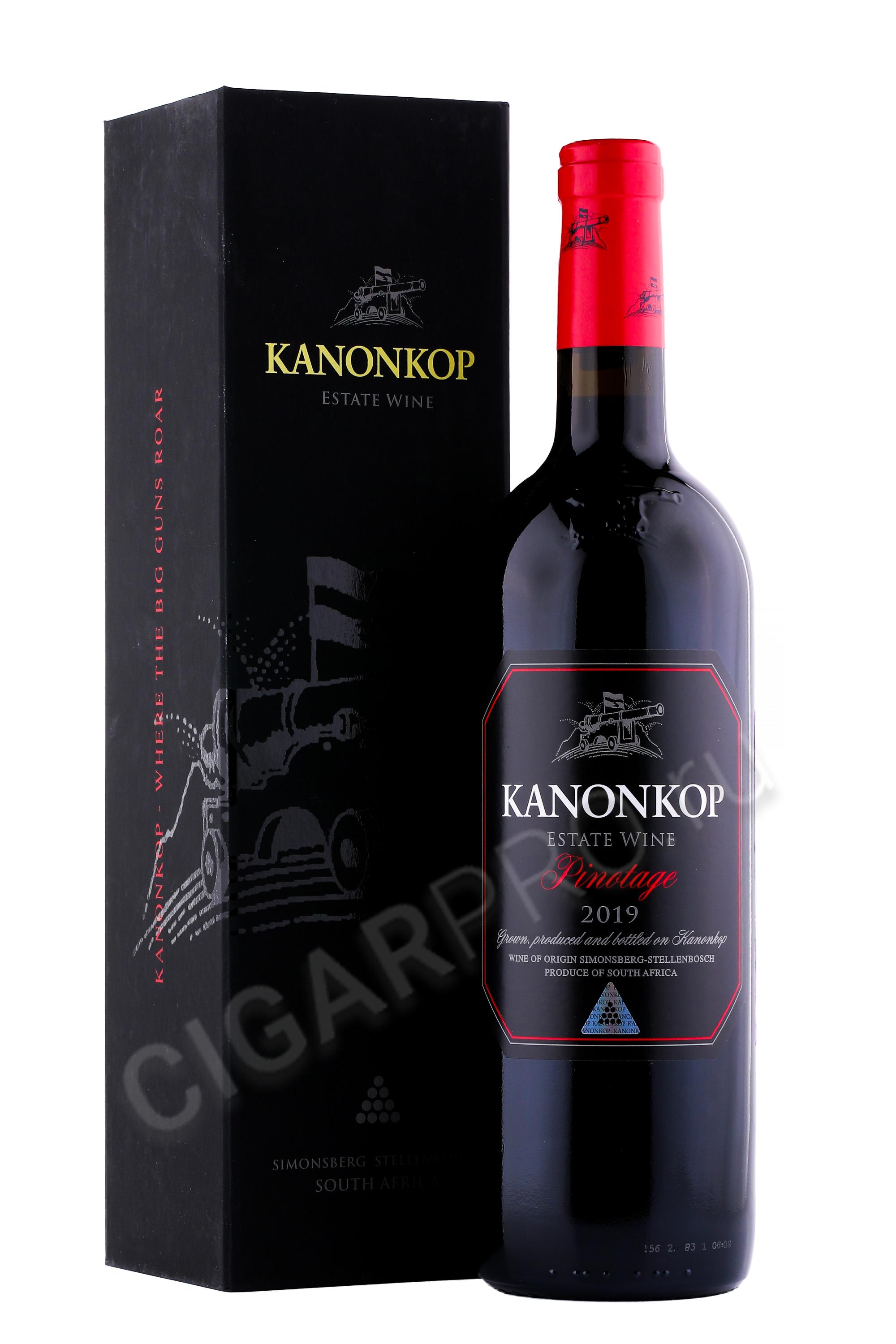 Kanonkop Pinotage Black Label Вино Канонкоп Пинотаж Блэк Лейбл 0.75л в подарочной упаковке