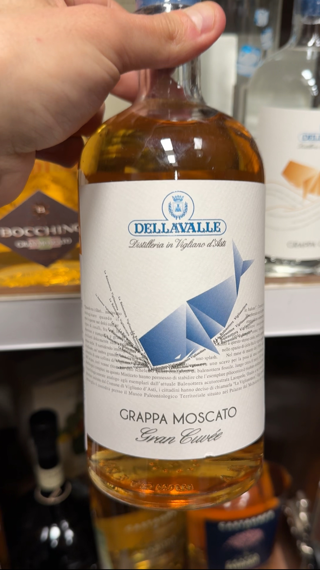 Dellavalle Moscato Gran Cuvee Граппа Деллавалле Москато Гран Куве 0.7л