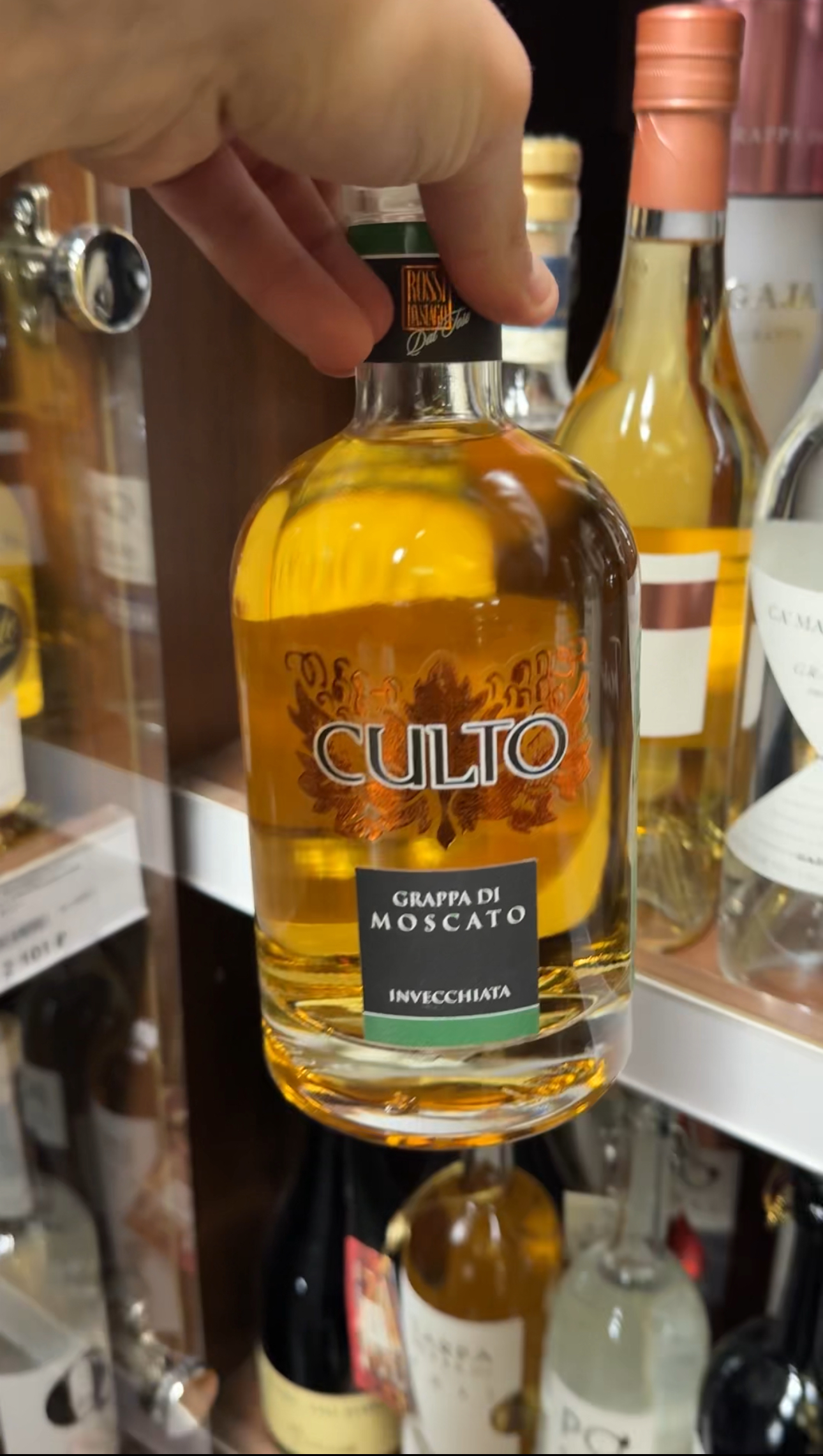 Culto Grappa di Amarone Граппа Культо ди Москато 0.7л