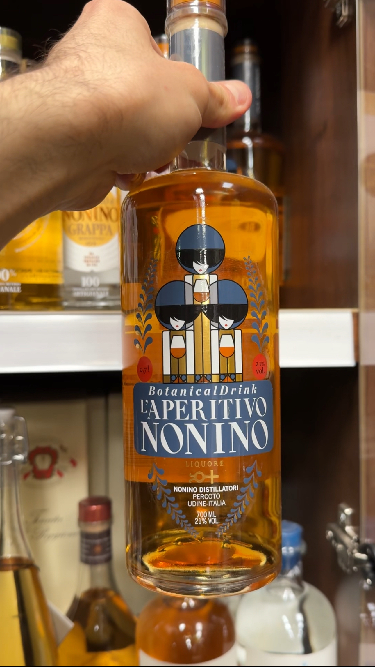 L Aperitivo Nonino Botanical Drink Ликер Ботаникал Дринк Нонино 0.7л