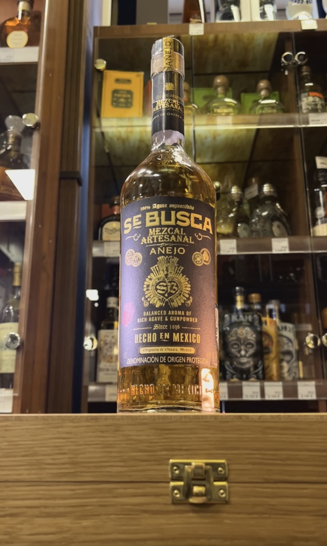 Se Busca Anejo Mezcal Мескаль Се Буска Аньехо 0.7л