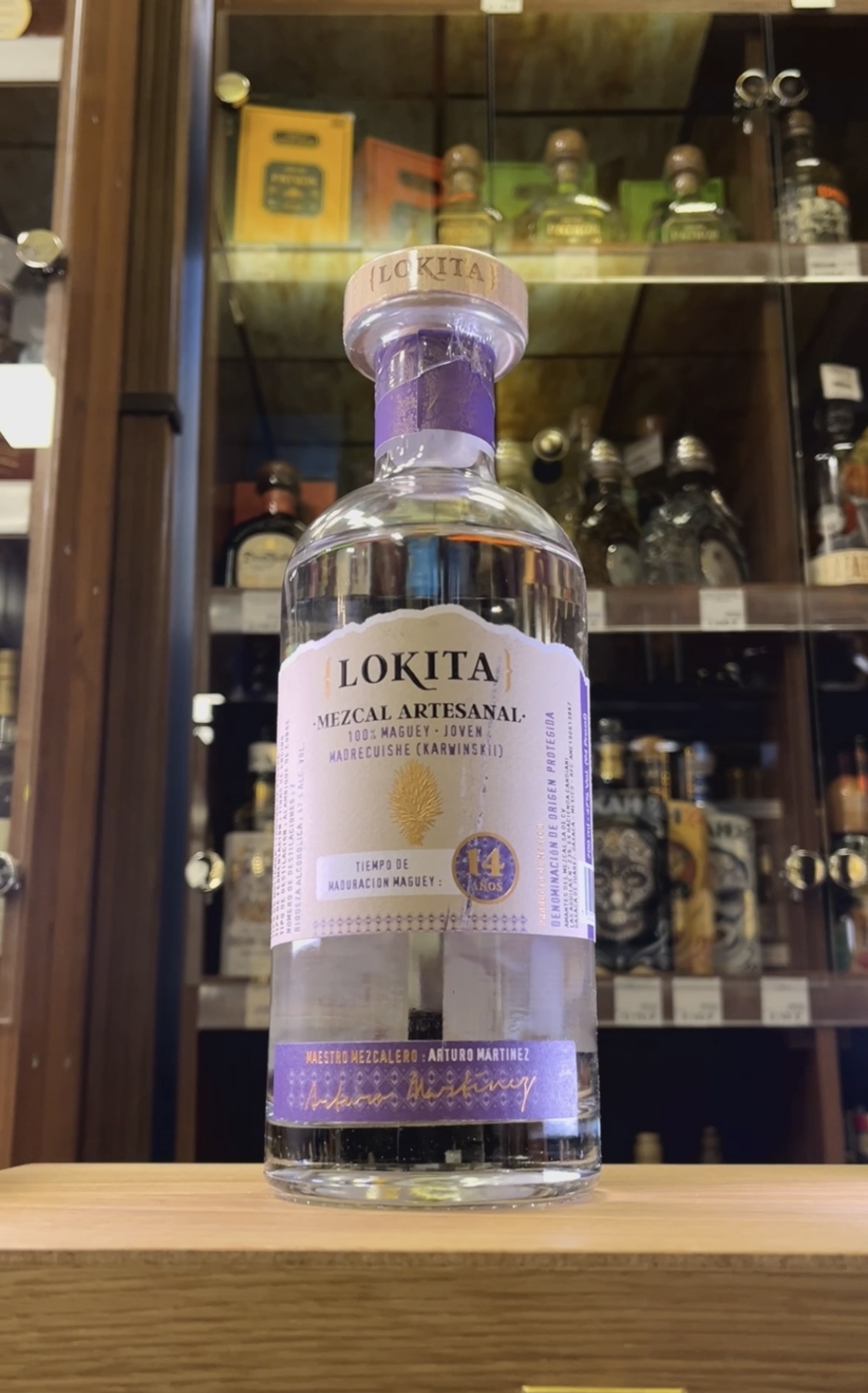 Lokita Mezcal Madrecuixe Мескаль Локита Мескаль Мадрекуихе 0.7л