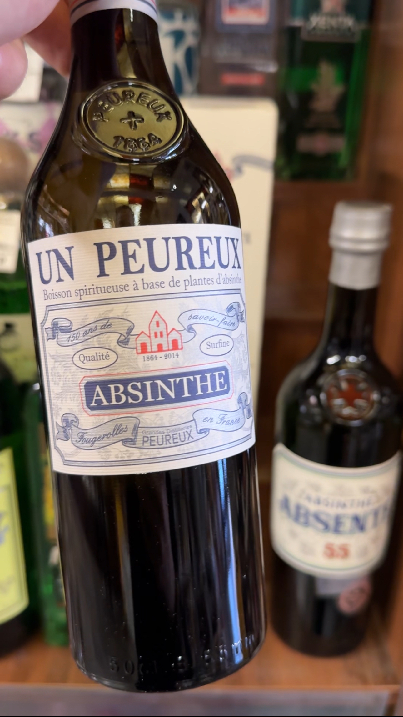 UN Peureux Absinthe Абсент Ан Перо 0.5л в подарочной упаковке