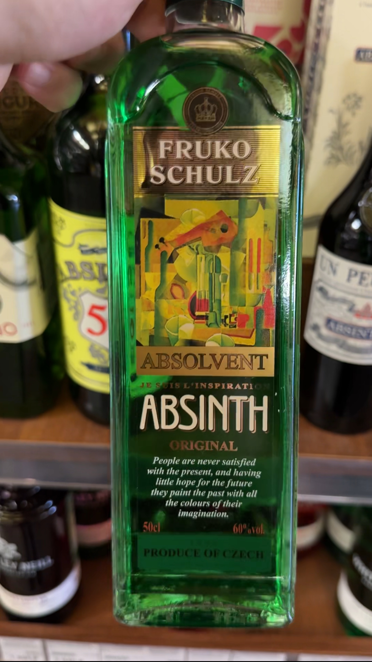 Fruko Schulz Absolvent Absinth Абсент Фруко Шульц Абсолвент 0.5л