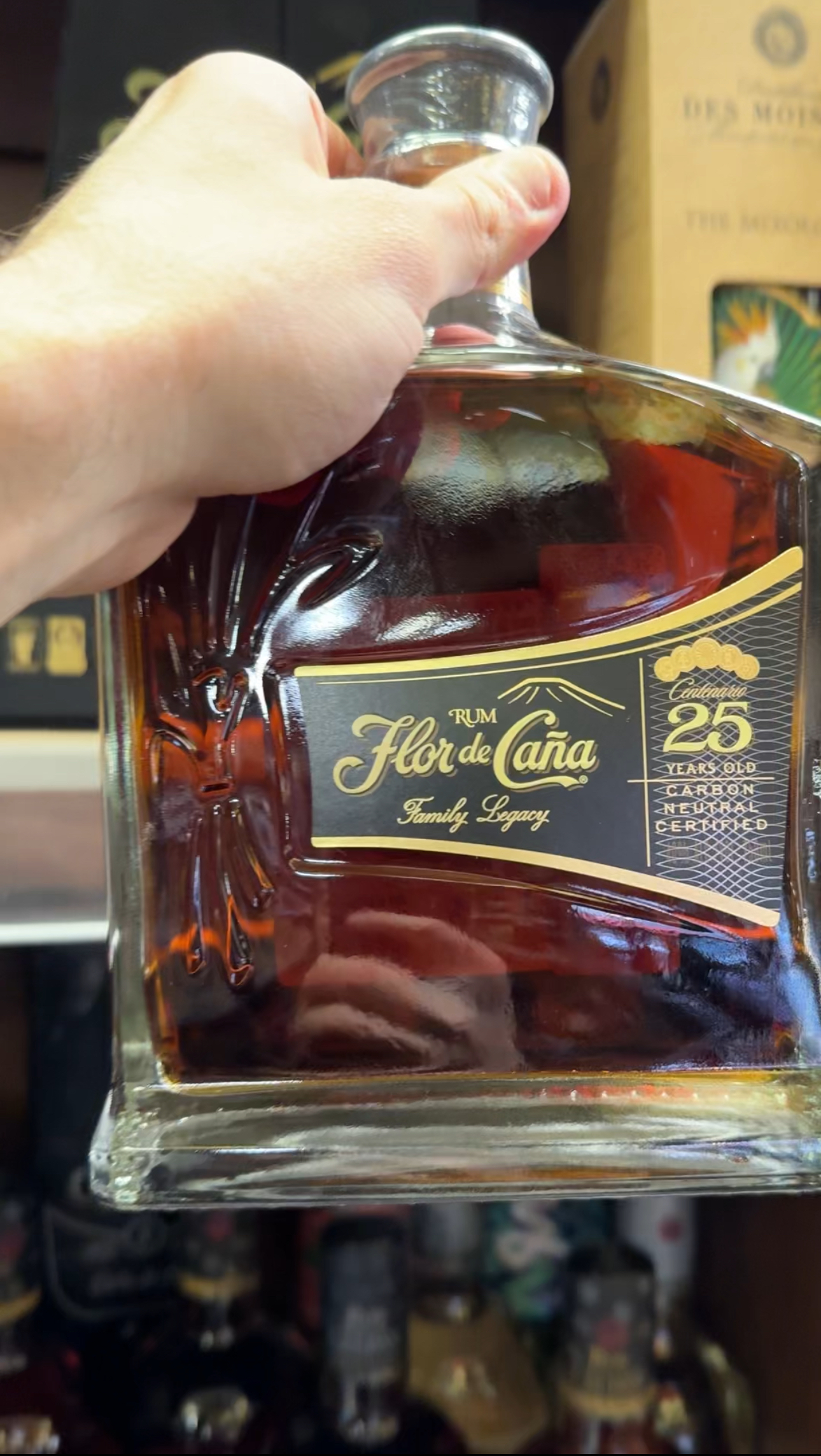 Flor de Cana 25 years Old Ром Флор де Кана 25 лет 0.75л в подарочной упаковке