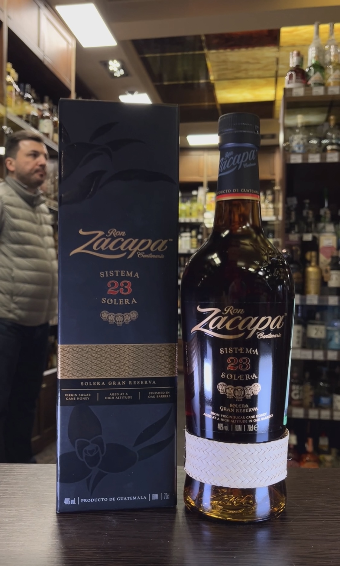 Zacapa Centario Solera Gran Reserva 23 Ром Закапа Сентенарио Солера Гран Ресерва 23 0.75л в подарочной упаковке