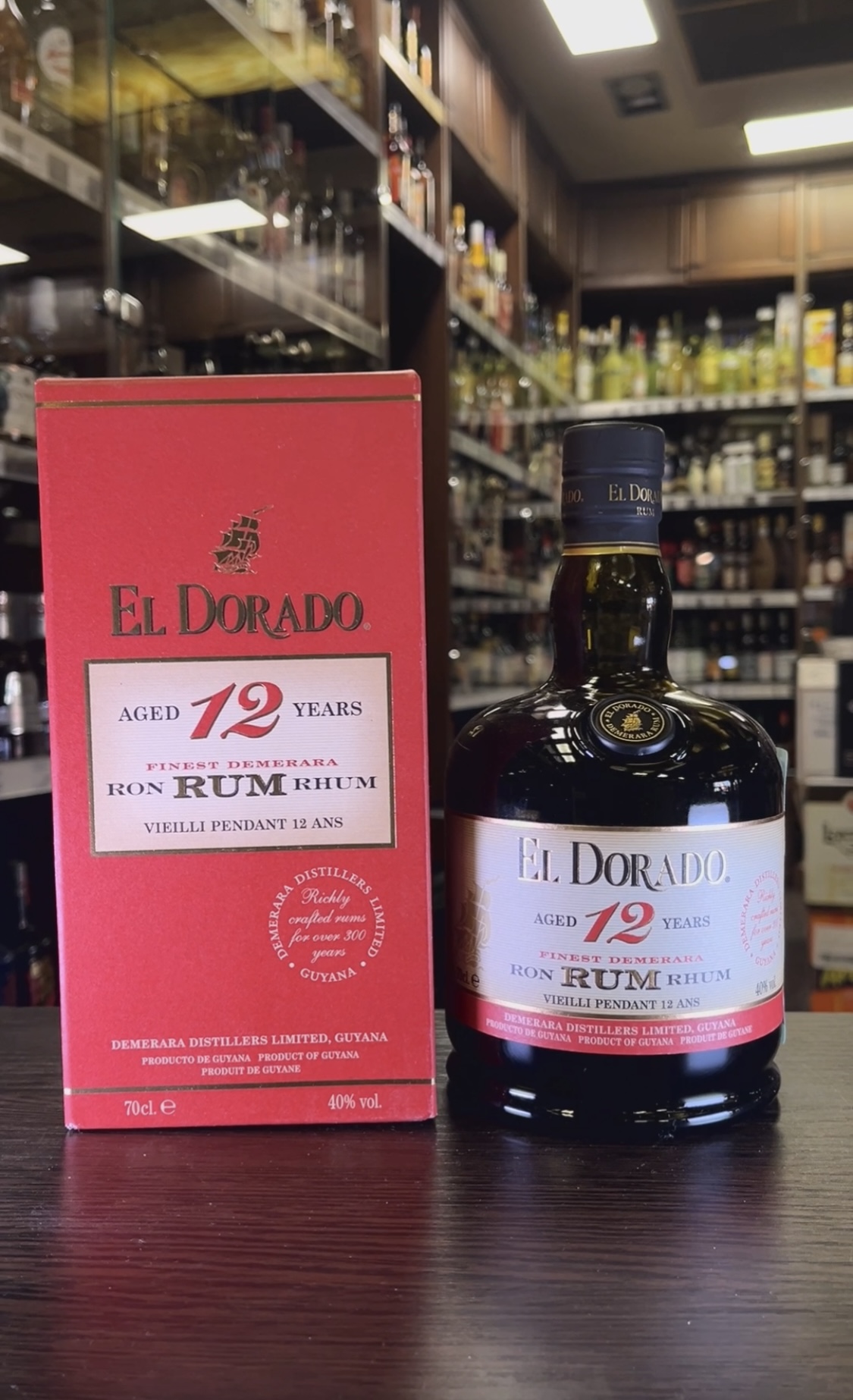 Dorado 12 year Ром Эль Дорадо 12 лет 0.7л в подарочной упаковке