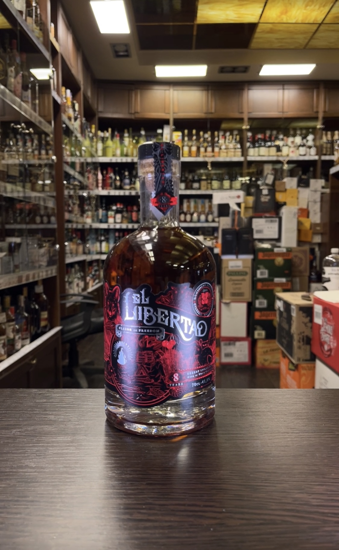 El Libertad Flavor of Freedom Sherry Spiced 8 Years Old Ром Эль Либертад Аромат Свободы Пряный Шерри 8 лет 0.7л