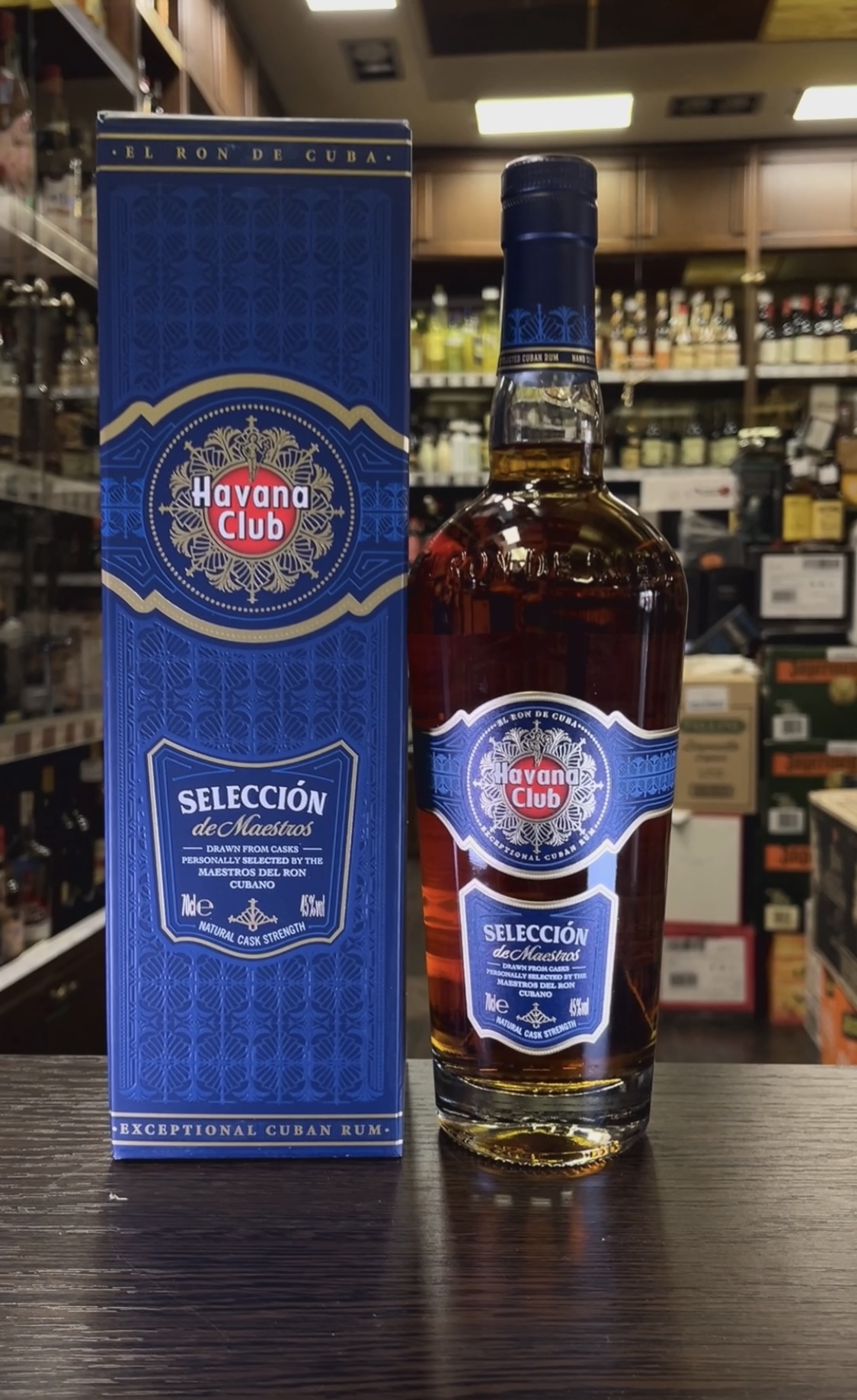 Havana Club Seleccion de Maestros Ром Гавана Клуб Селекшн Де Маэстро 0.7л в подарочной упаковке