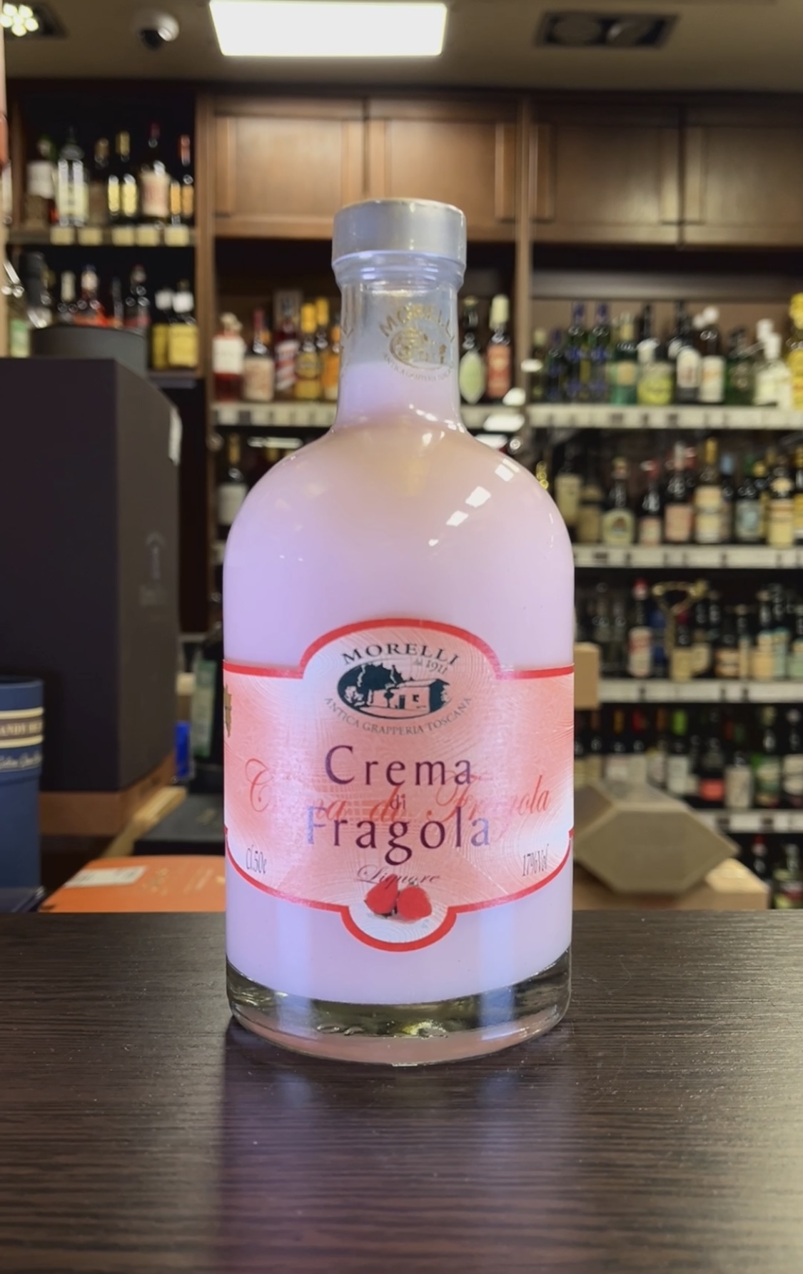 Morelli Crema di Fragola Ликер Крем Клубника Морелли 0.5л