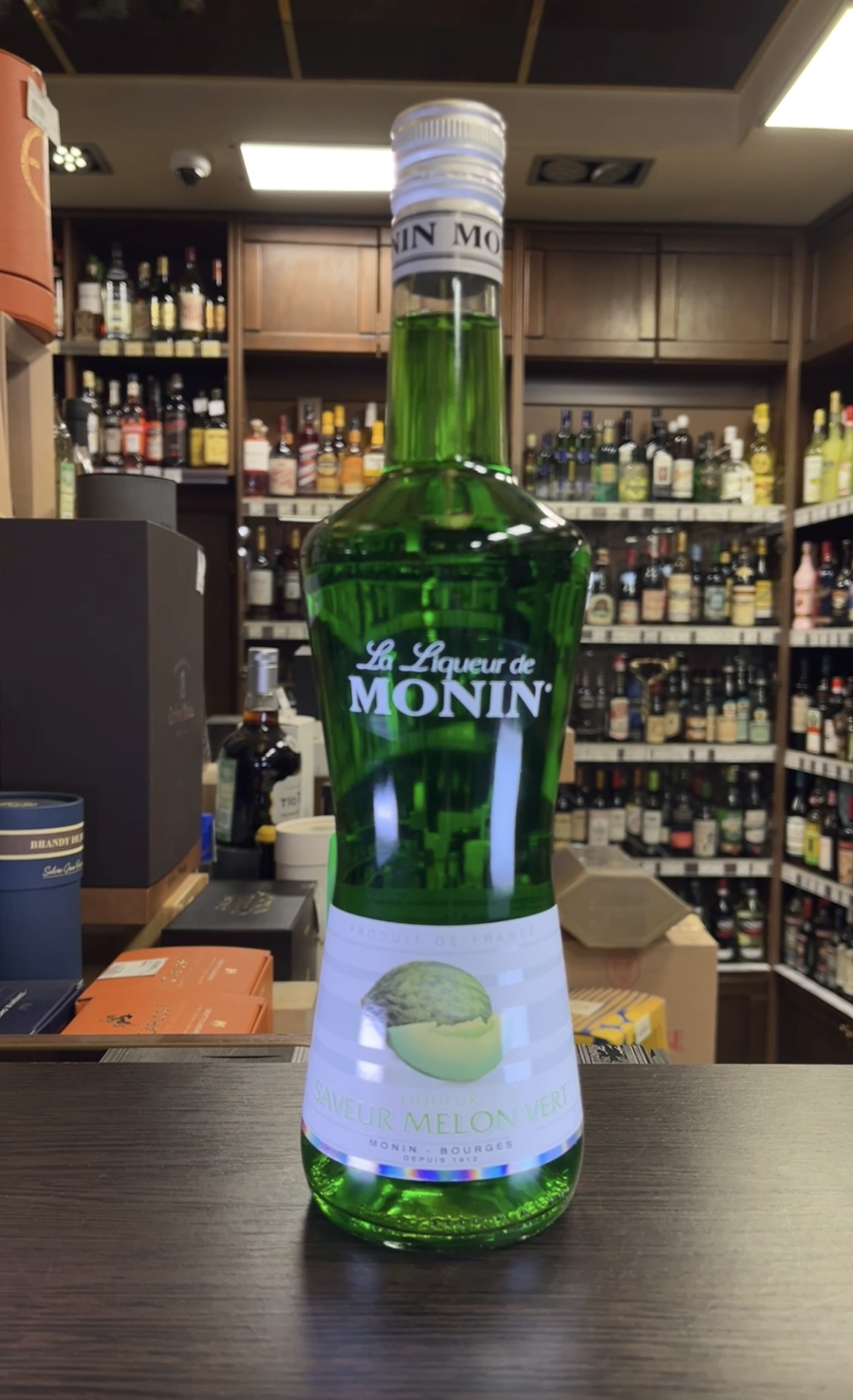 Monin Liqueur de Melon Vert Ликер Монин Зеленая Дыня 0.7л
