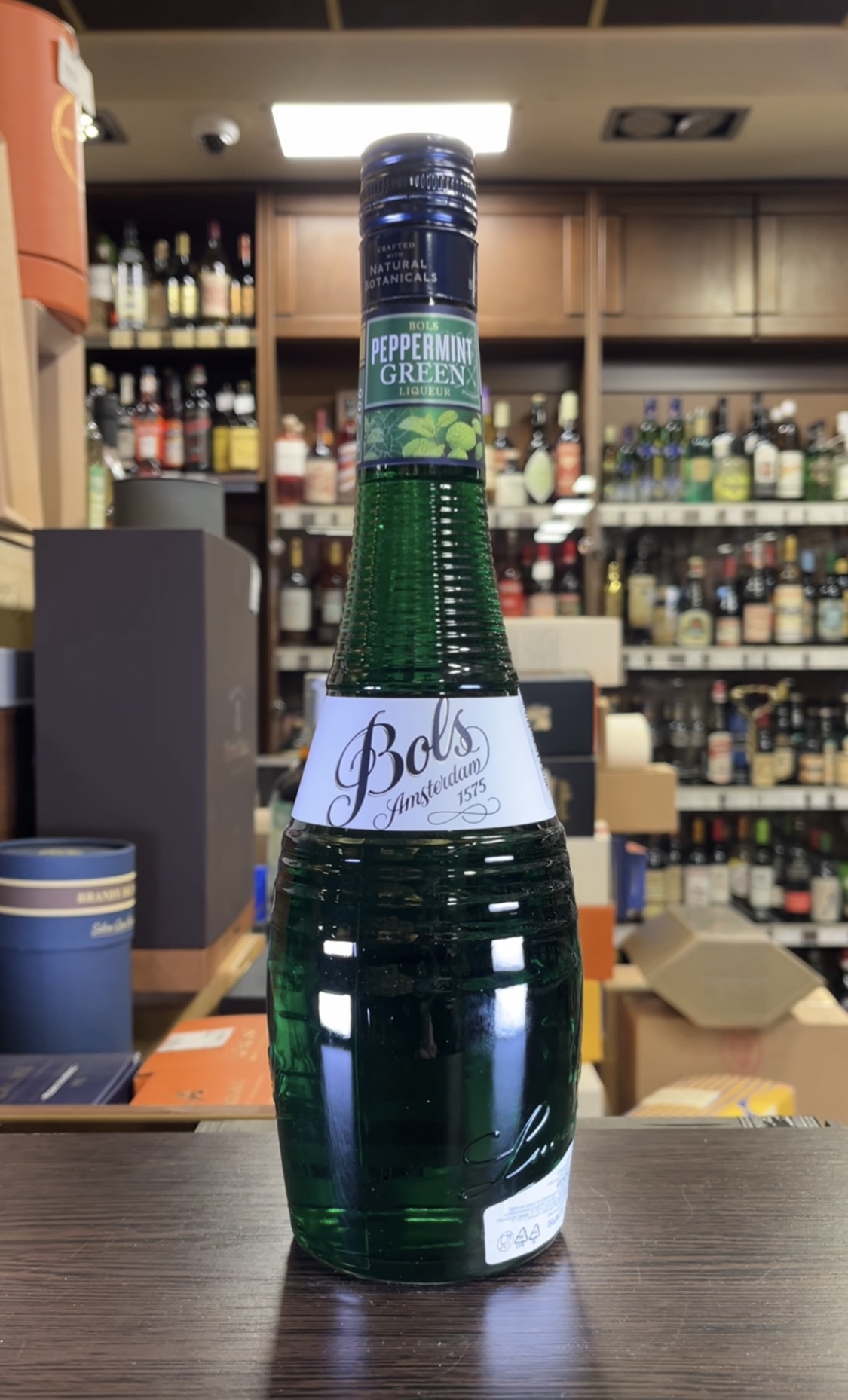 Ликер Bols Pepper Mint Green Ликер Болс Зеленая Мята