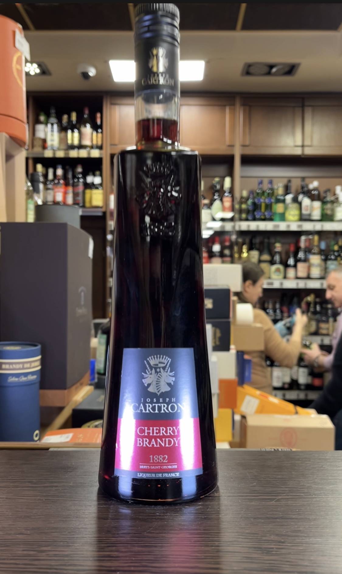 Joseph Cartron Cherry Brandy Ликер Жозеф Картрон Черри Бренди 0.7л