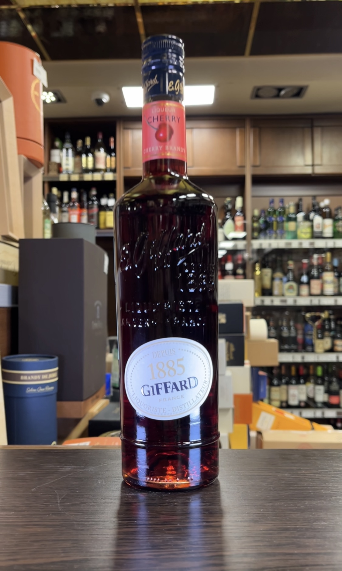 Giffard Cherry Brandy Liqueur Ликёр Жиффар Шерри Бренди 0.7л