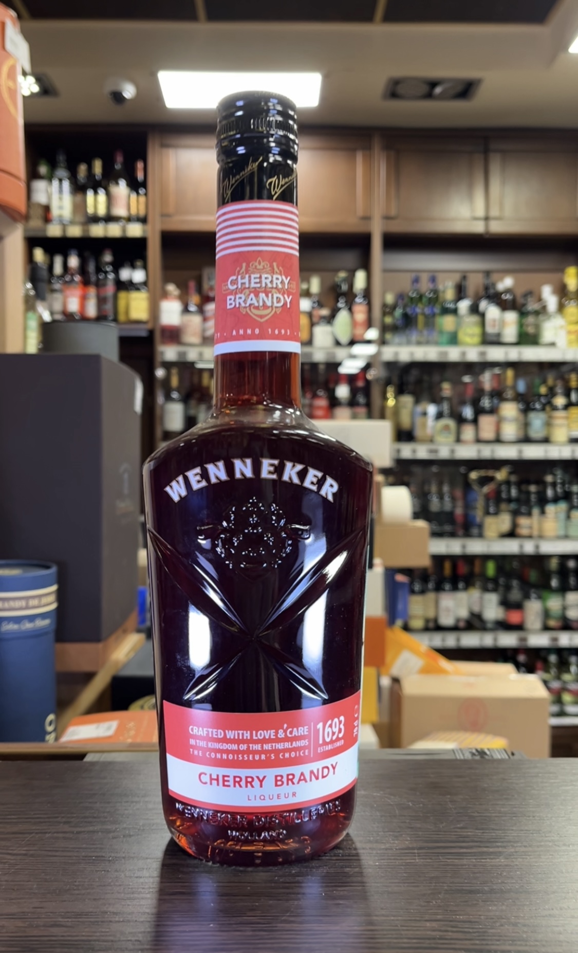 Wenneker Cherry Brandy ликер Веннекер Вишня Коньяк