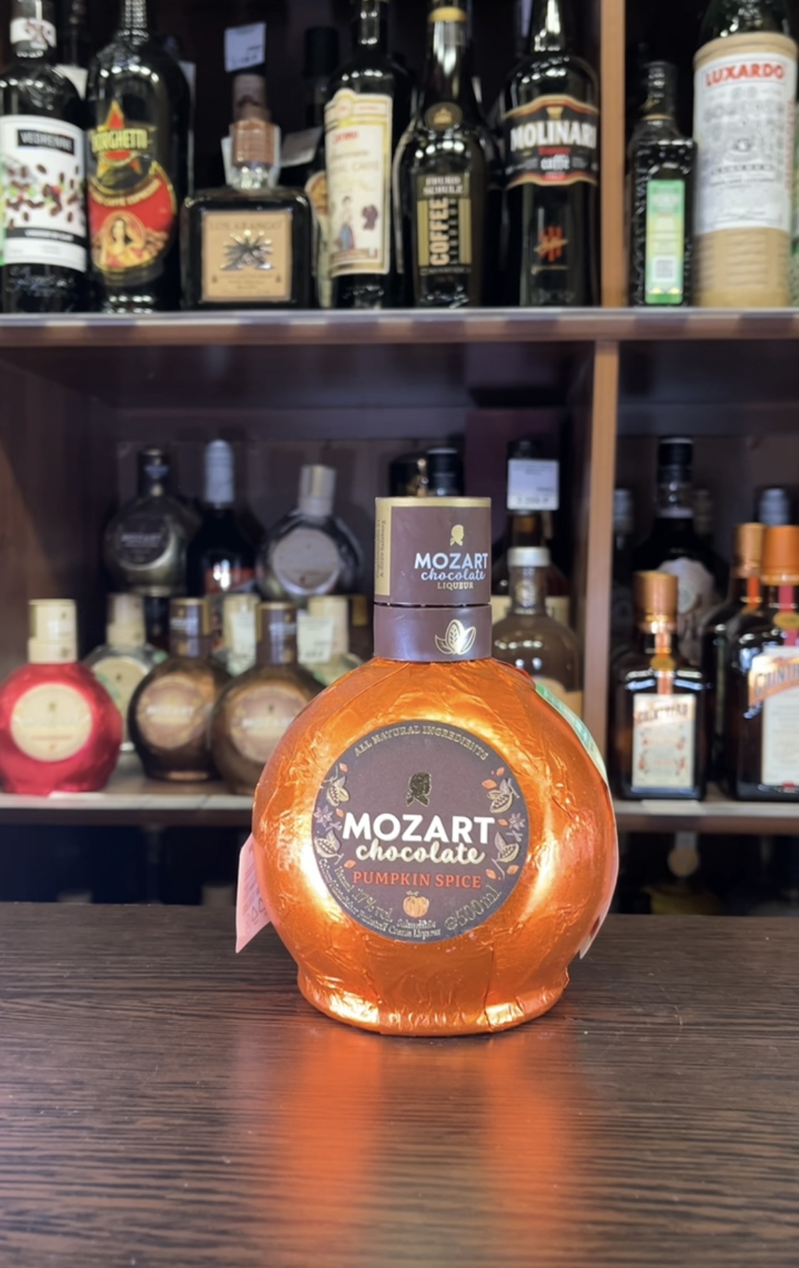 Mozart Pumpkin spice Ликер Моцарт шоколадный с пряной тыквой 0.5л