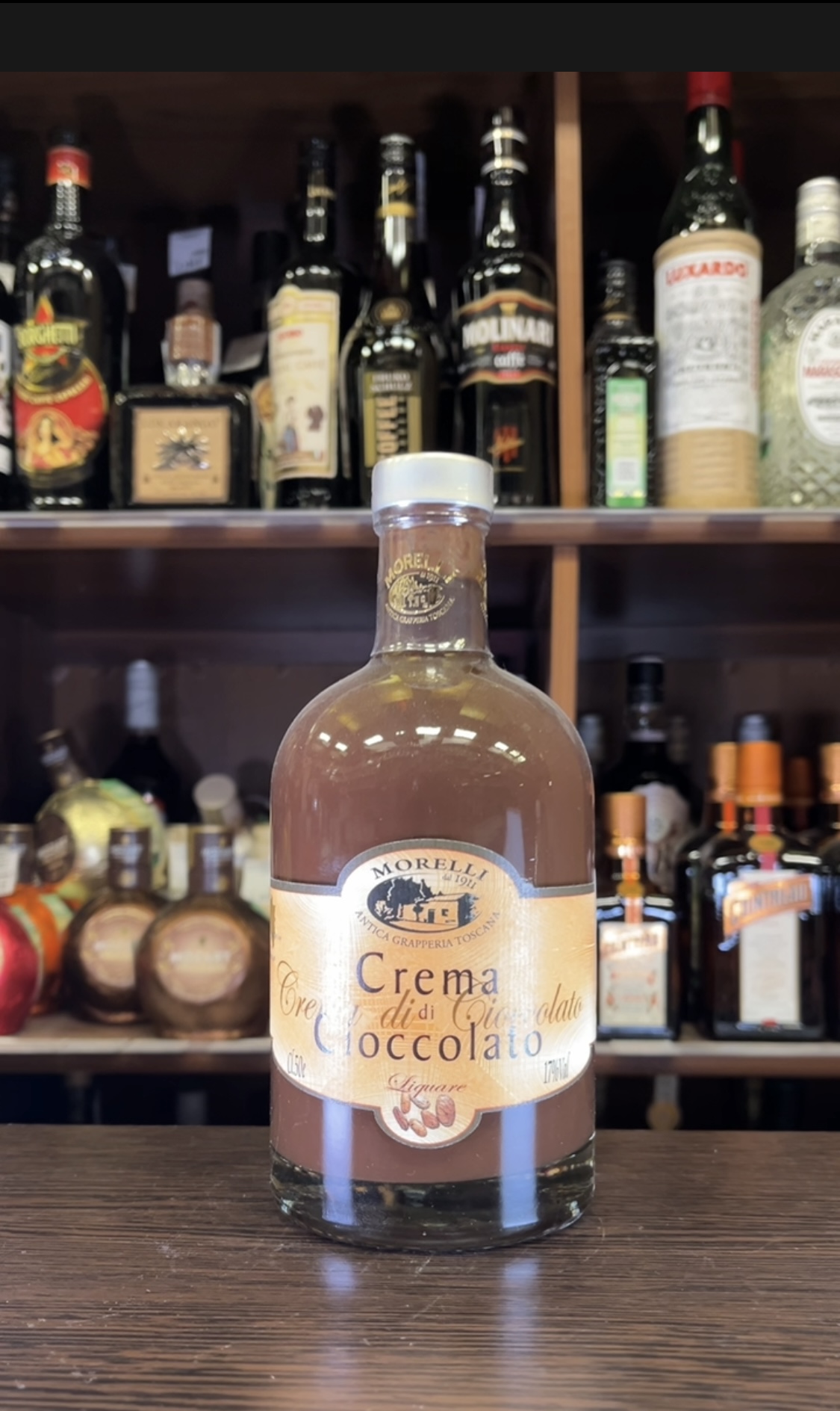 Morelli Figlio Crema di Cioccolato Liquore Ликер Морелли Фиглио Крем Шоколад 0.5л