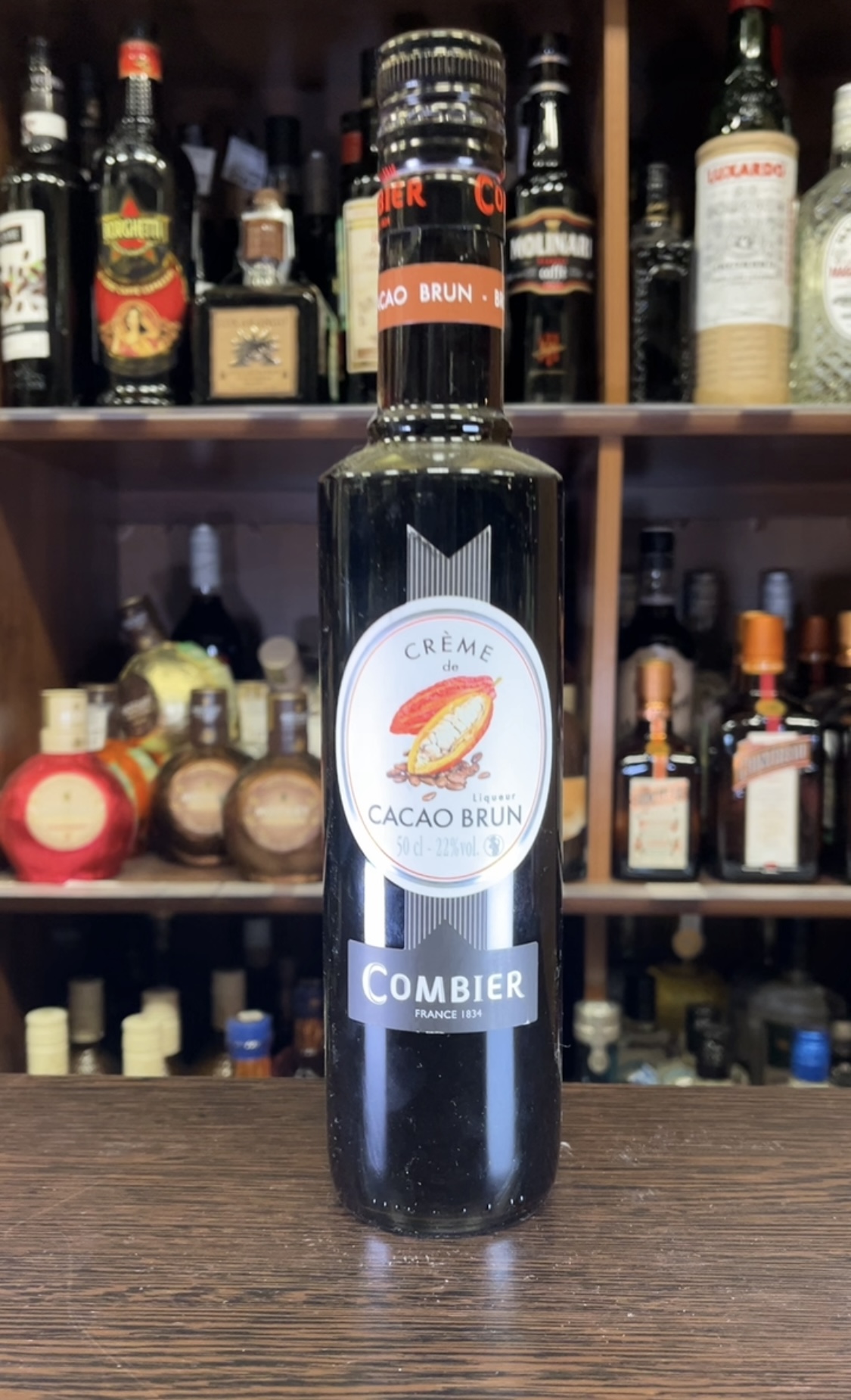 Liqueur Creme de Cacao Brun Крем ликер Крем де Какао Брун 0.5л