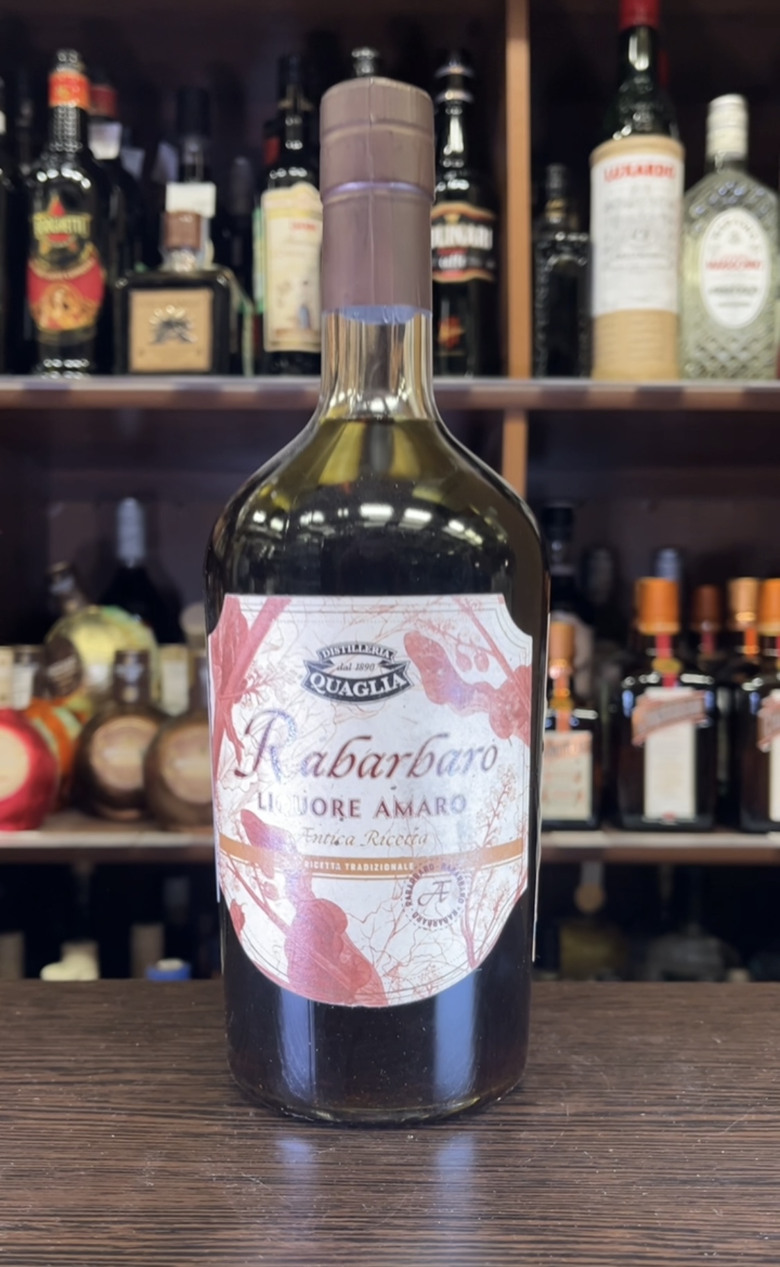 Quaglia Amaro Rabarbaro Ликер Куалья Амаро Ревень 0.7л