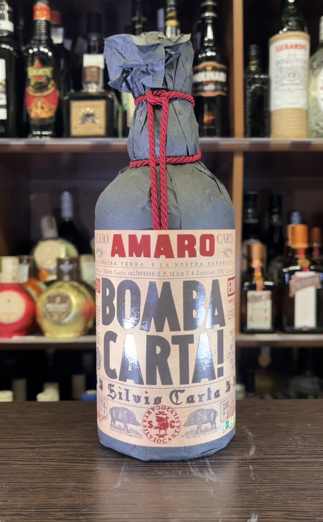 Silvio Carta Amaro Bomba Carta Ликер Амаро Бомба Карта 0.7л