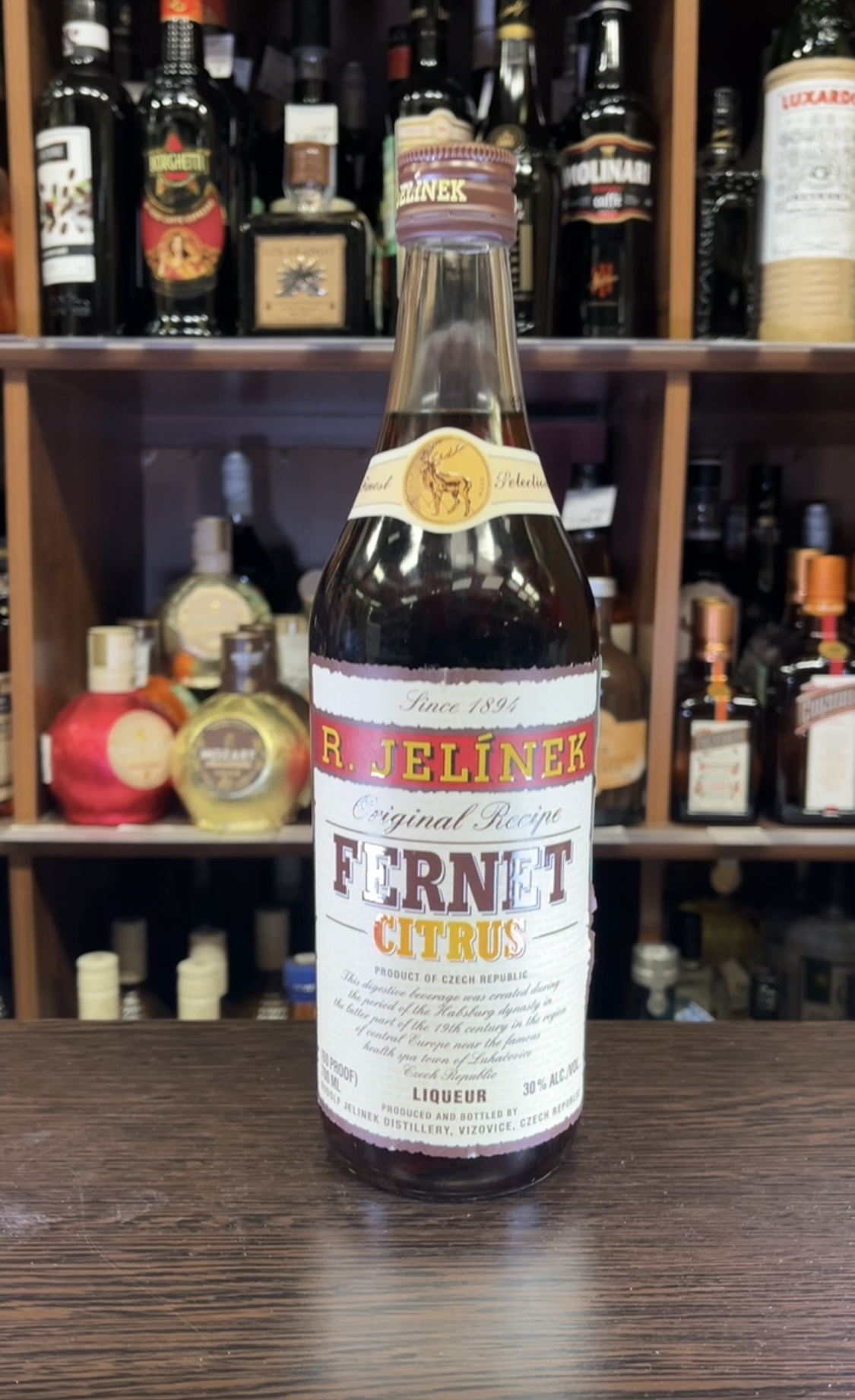 R Jelinek Fernet Citrus Ликер Фернет Цитрус Рудольф Елинек 0.7л